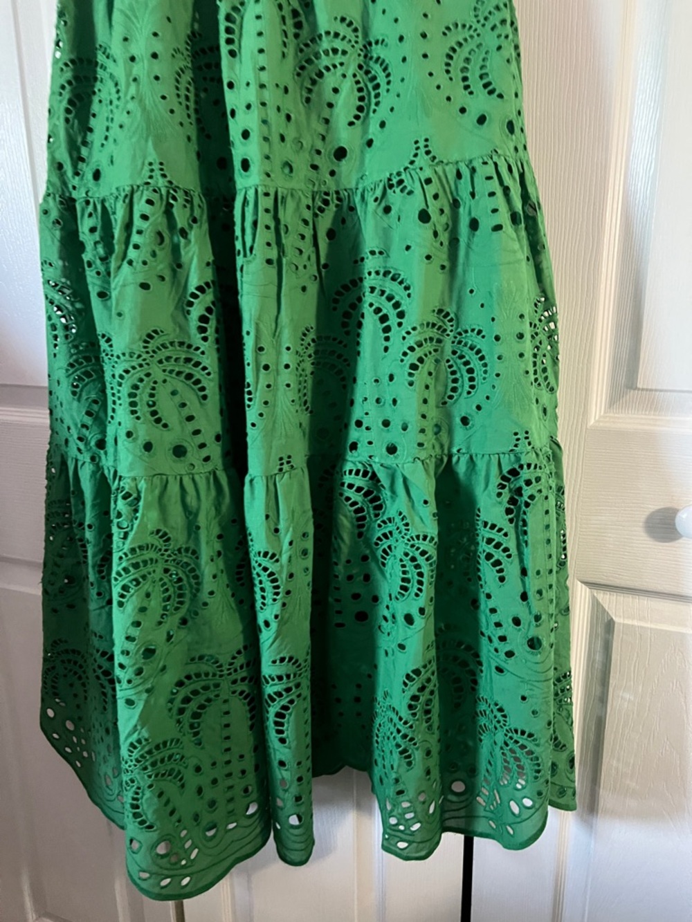 Calypso St. Barth Emerald Green Smocked Dress - Picture 3 of 13